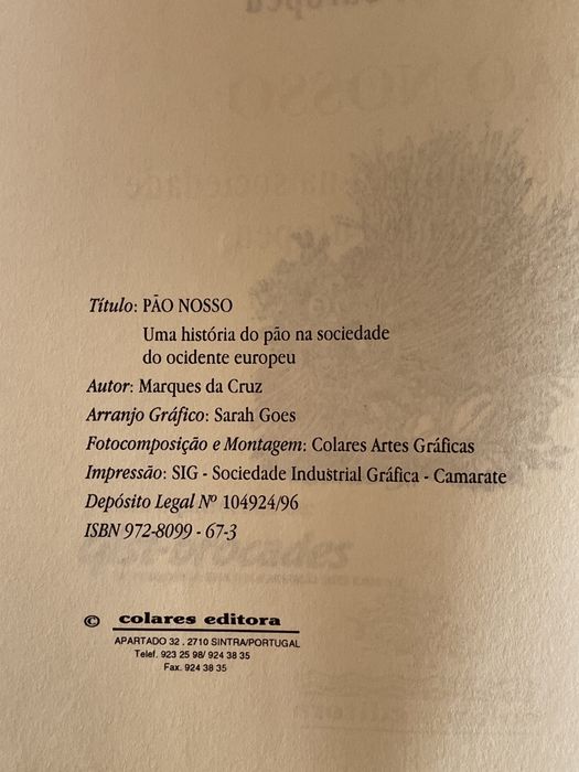 Pão Nosso - Uma História do Pão