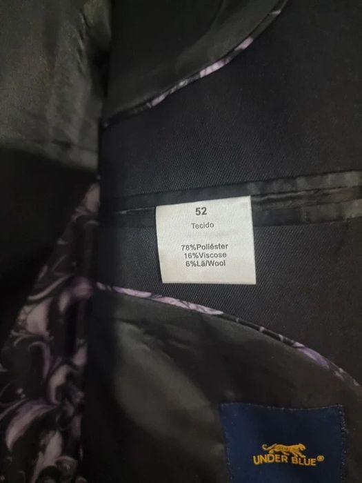 Fato Preto Under Blue extra slim fit