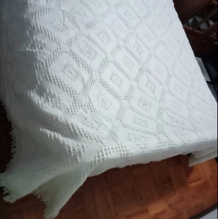 Colcha casal tear em algodão