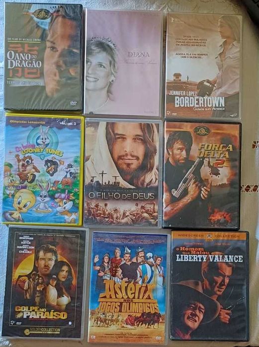 Lote de filmes em ótimo estado (Alguns ainda selados) - NOVOS
