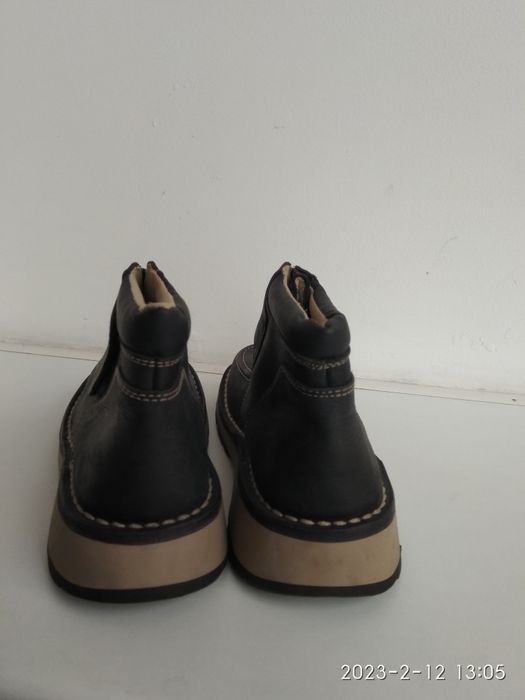 Ботинки унисекс нубук