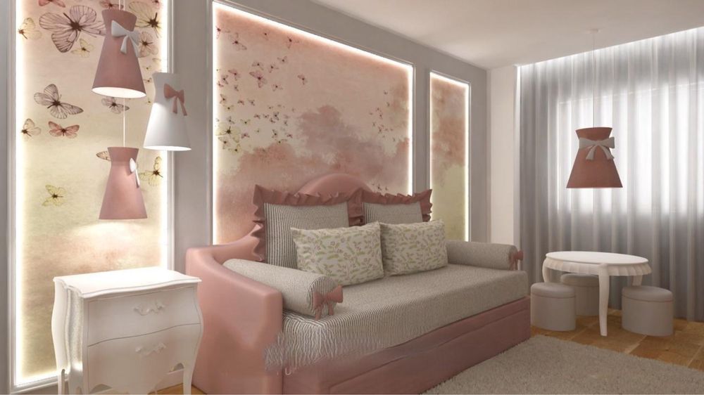 Cama juvenil de corpo e meio c/ cama extra