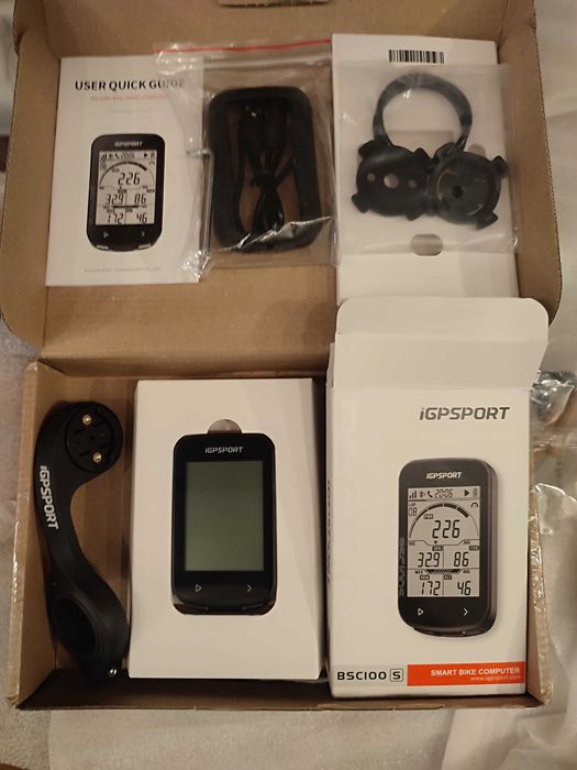 GPS IGPSport BSC100S e Suportes - Novo - Última Baixa de Preço