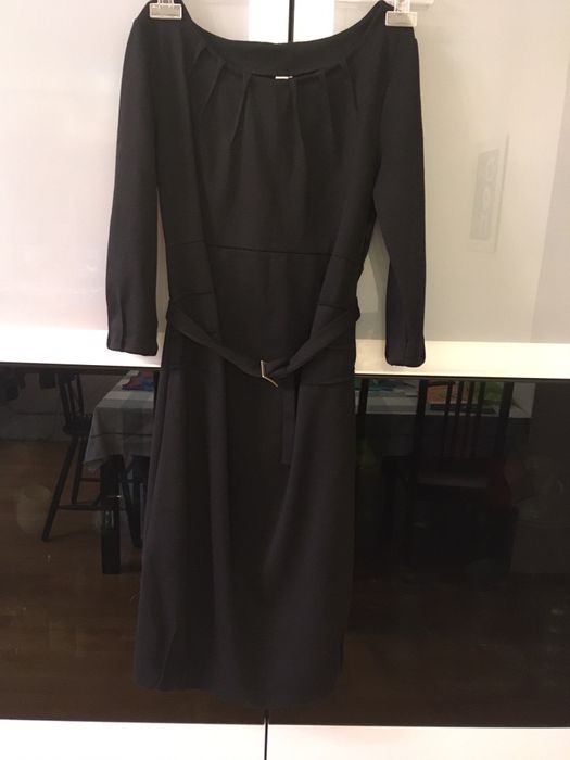 Czarna sukienka ciążowa