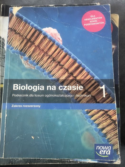 Biologia na czasie 1 rozszerzenie liceum technikum