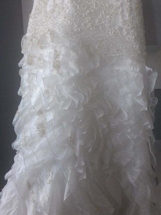 Suknia ślubna ecru Sposabella hiszpanka