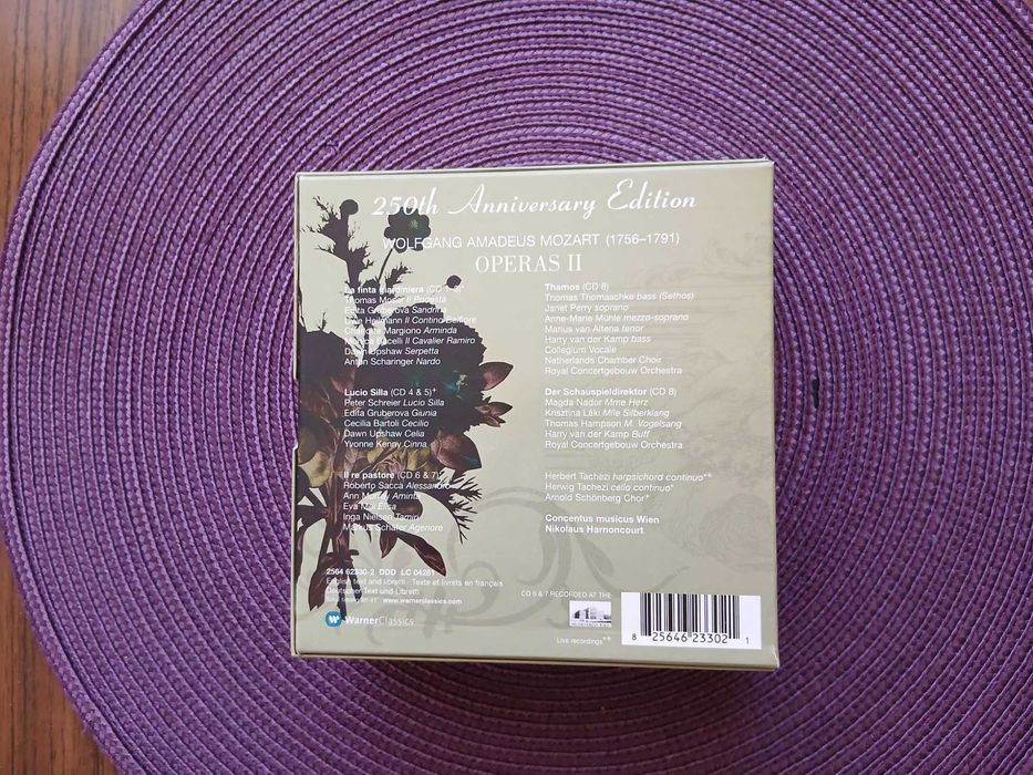 Mozart Edition Operas II - Warner Classics 8 CD