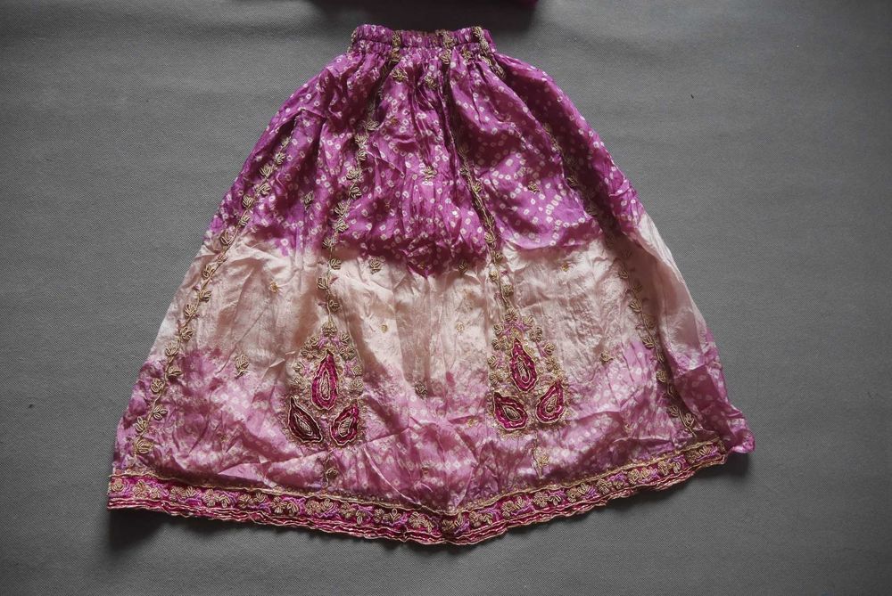 Детский индийский восточный костюм. 4-6 лет. Сари.