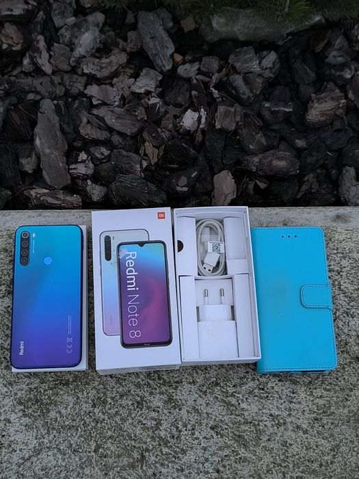 Xiaomi Redmi Note 8 4/64GB Neptune Blue – повний комплект