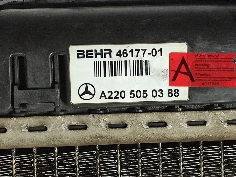 RADIADOR DE ÁGUA MERCEDES CLASE S (W220) BERLINA 320 CDI (220.025)