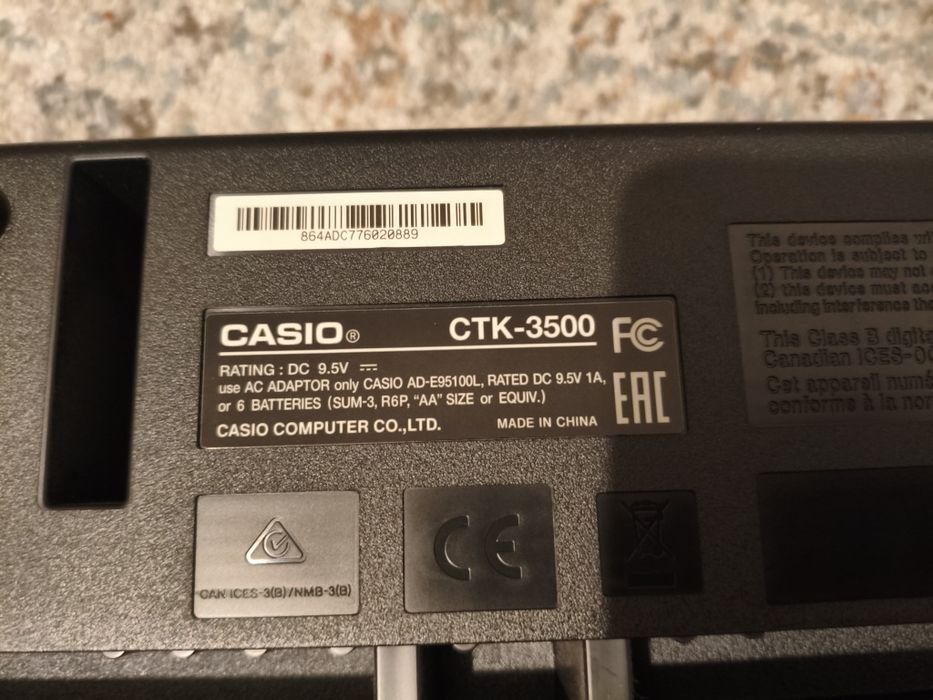 Keyboard Casio CTK-3500