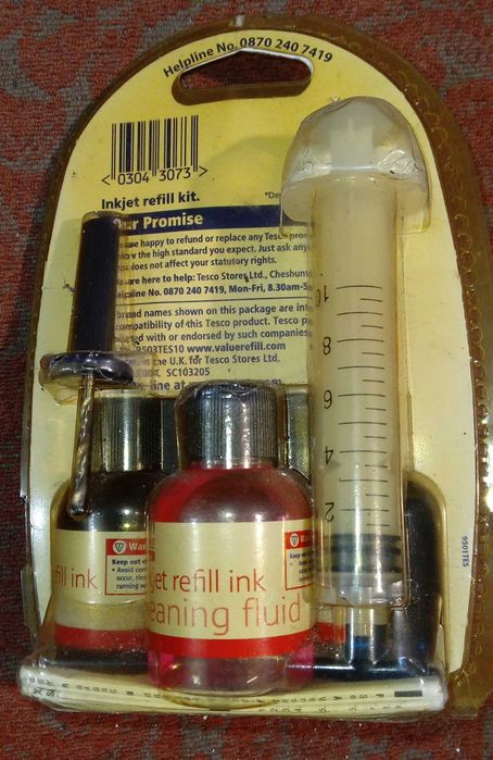 Набір фарб для заправляння принтерів