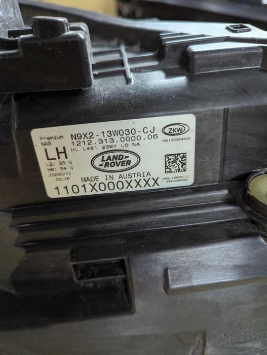 Фара Land Rover RANGE ROVER Sport LED