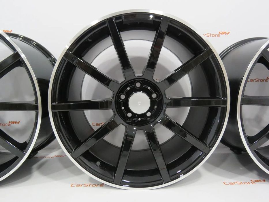 Jantes Riva NBZ 19 x 8.5 et 46 + 9.5 et 35  5x112 Preto Brilhante