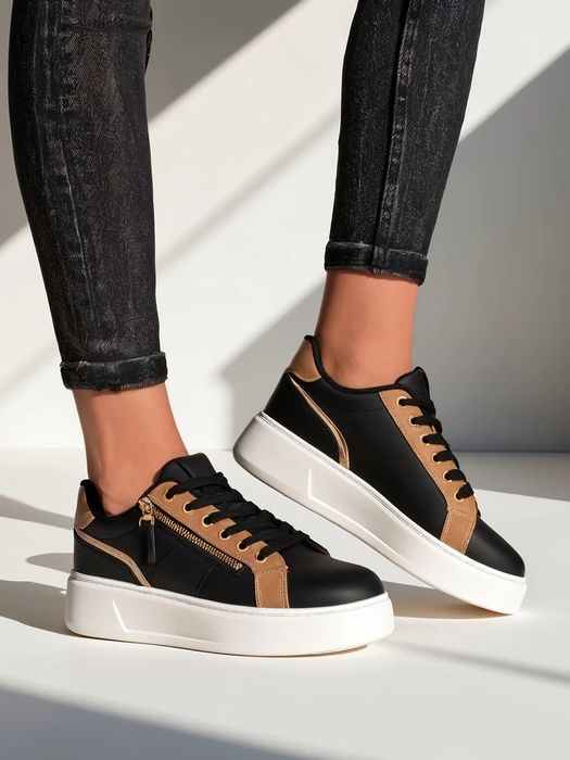 36 37 38 trampki 39 40 tenisówki sneakersy na platformie zamek wiązane