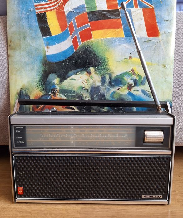 A Grundig city boy 700 portable radio