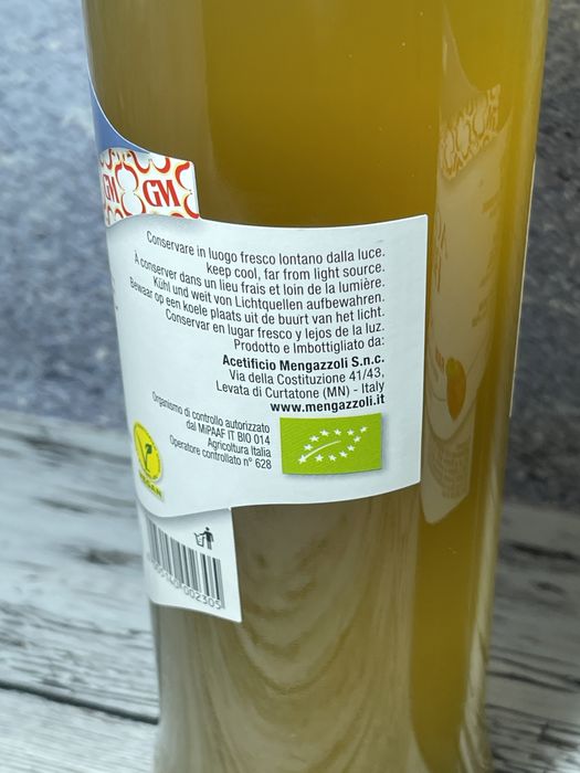 Оцет яблучний не фільтрований 250/500 мл