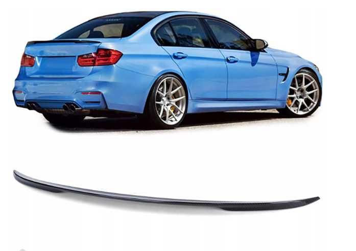 Spoiler Lotka Spojler BMW F30 F80 CZARNY POŁYSK / CARBON