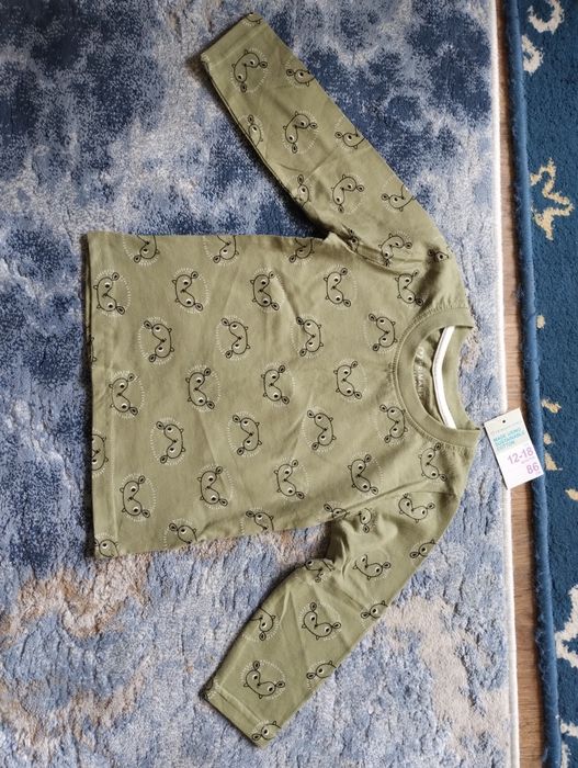 Bluzka w jeże Primark rozmiar 86. Nowa z metką