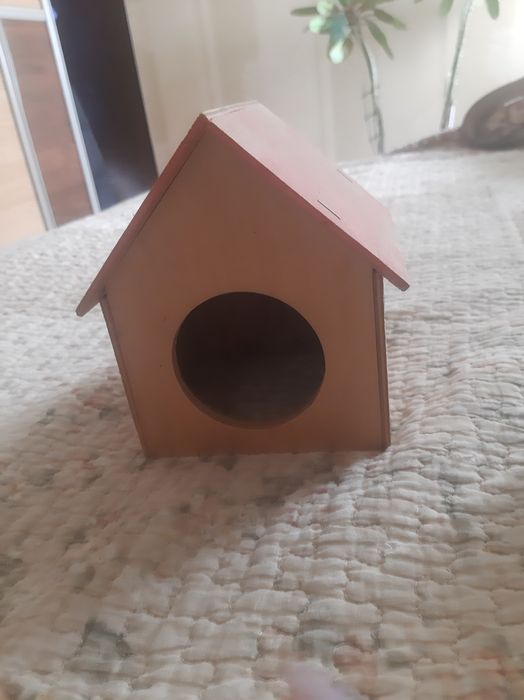 Домик для хомяка деревянный