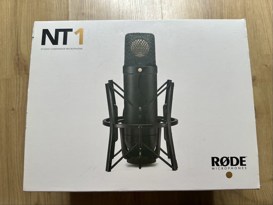 RØDE NT1 – kompletny zestaw studyjny, nieużywany, SM6, filtr pop, kabel XLR 6 m