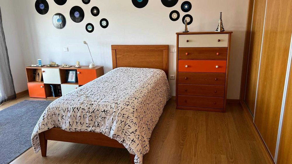 Quarto solteiro completo, 8 elementos!