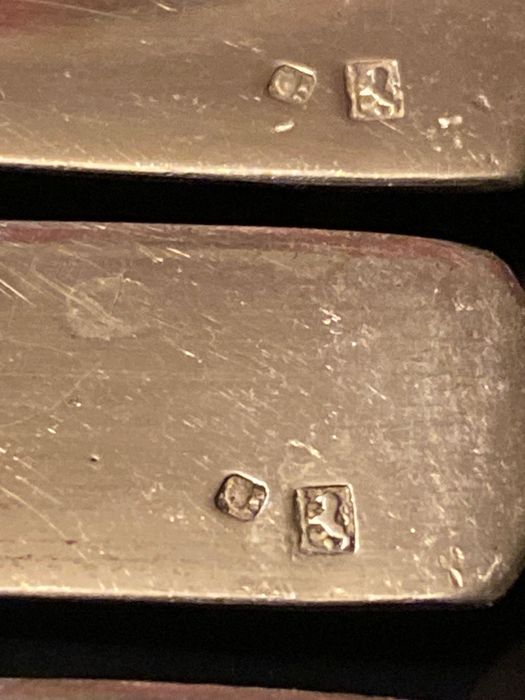 Pá Faca Mantegueira Prata Portuguesa contrastada Javali 10 cm