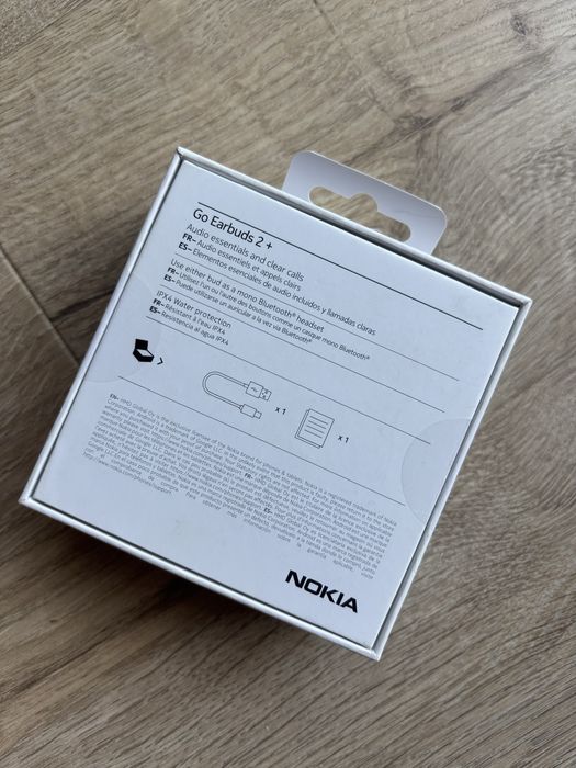 Nokia Go Earbuds 2+ nowe, fabrycznie zapakowane słuchawki bezprzewodowe.