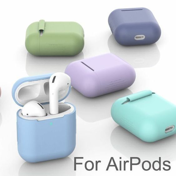 Силіконовий чохол кейс для навушників AirPods аірподс 1/2