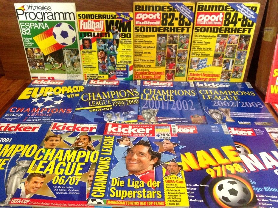 Футбольные журналы Kicker. Коллекция Спецвыпусков.: 61 500 грн