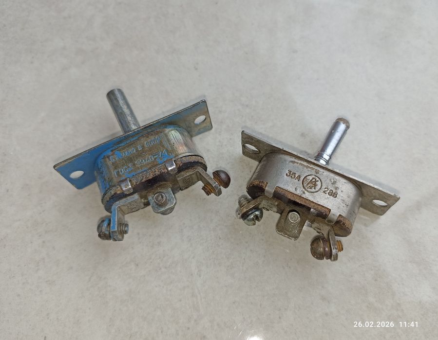 Б/в тумблер-перемикач П57 та ППН-45