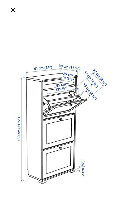 Szafka na buty Ikea