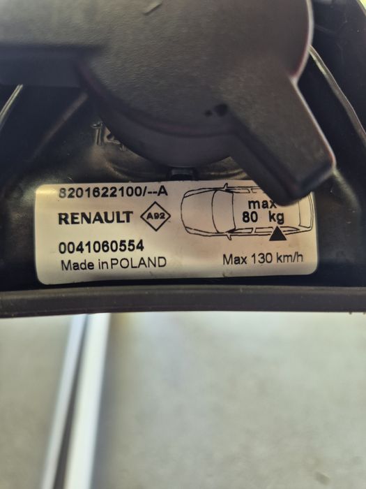 Belki dachowe Renault Koleos 8201622100