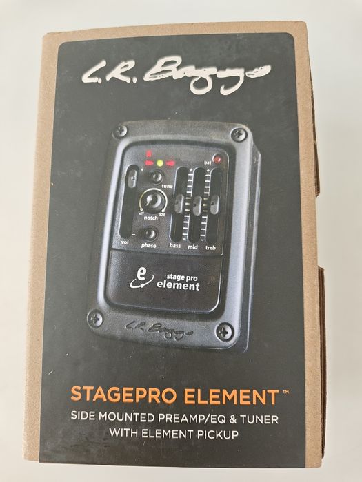 Pickup Element i przedwzmacniacz StagePro dedykowane do gitary akustycznej