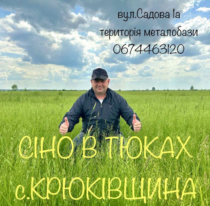 СІНО (Сено) лугове в тюках від Виробника! Початок нового сезону 2024р.