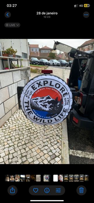 Vendo capa de proteção para pneu suplente de jeep jk