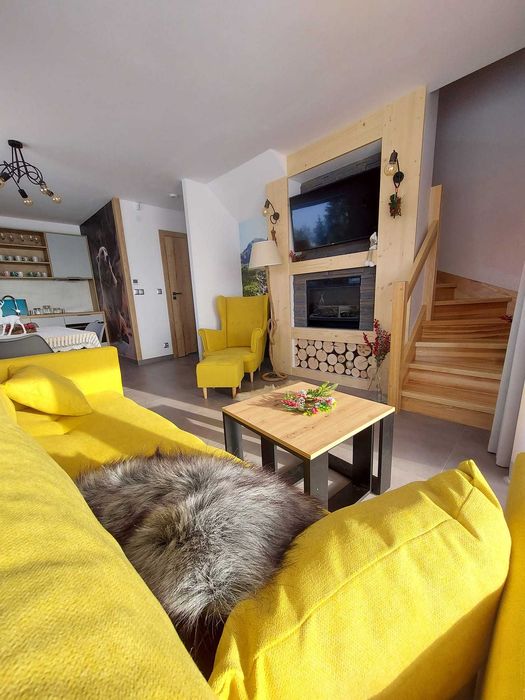Domek z jacuzzi/widokiem/kominkiem/grillem/8 osobowy/Tatry BiałkaTatrz
