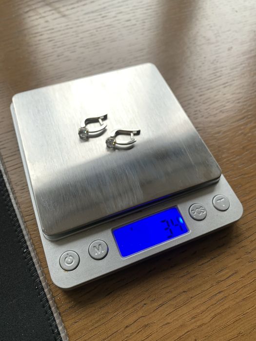 Сережки срібні з позолотою 925