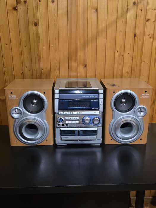 Wieża AIWA NSX-SZ73 Z Kolumnami Tuner Radio CD Kaseciak