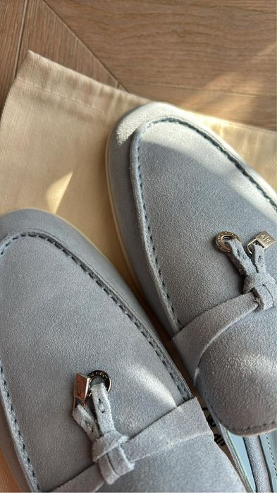 Klapki loro piana  baby blue