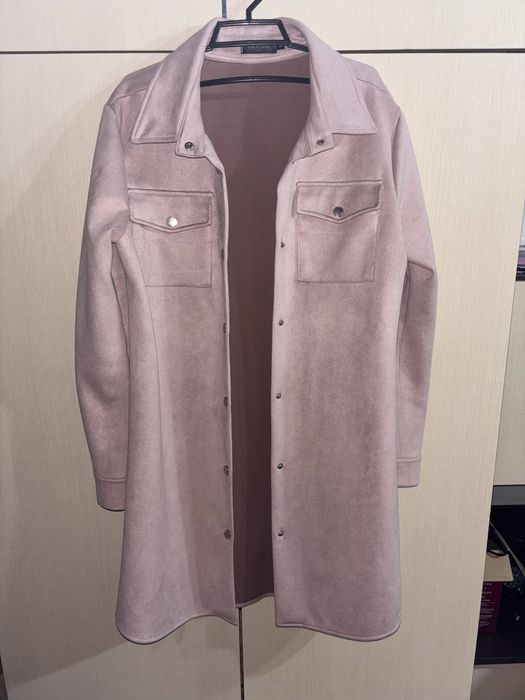 Велюрове рожеве плаття