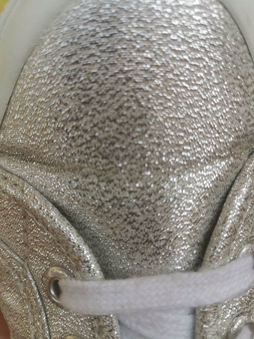 Кеды серебристые женские Superga