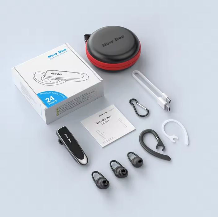Bluetooth гарнітура New Bee LC-B41 + Кейс