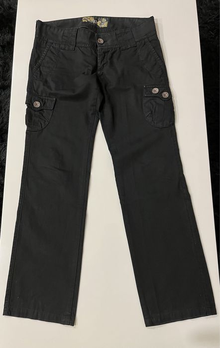 Calças da Bus Urban Wear, pretas, tam. 34