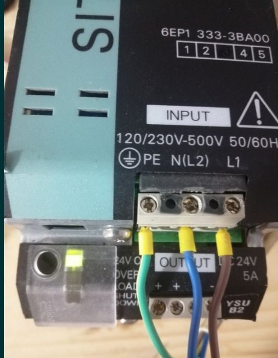 Siemens Sitop 5A блок живлення DC 24V 6ep1 333