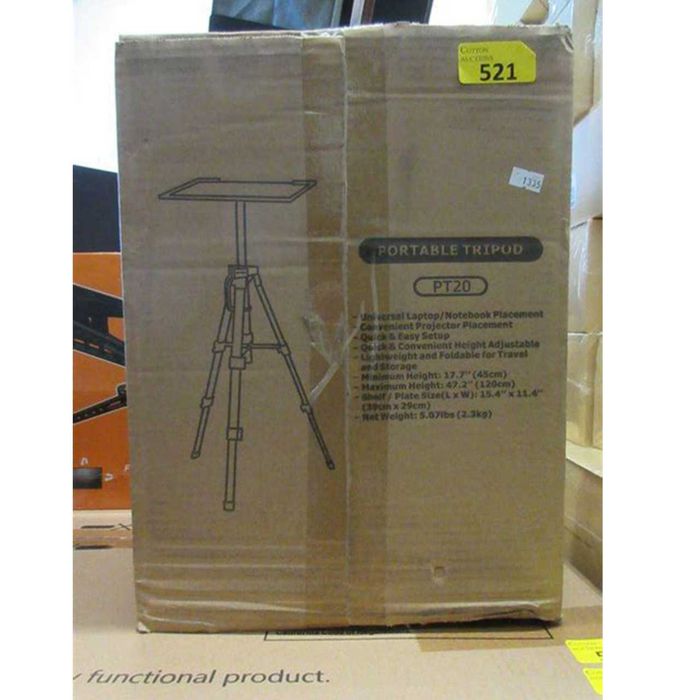 Tripé VANKYO PT20 para Projetor e Portátil - Ajustável 45-120 cm - Novo - Envio Gratuito