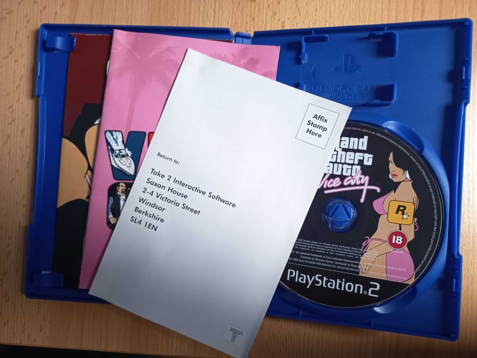 Grand Theft AUto Vice City PS2 PlayStation 2 angielska komplet (1)