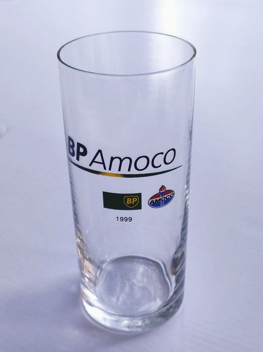 Copo antigo BP Amoco 1999 publicidade petrolífera (raro)