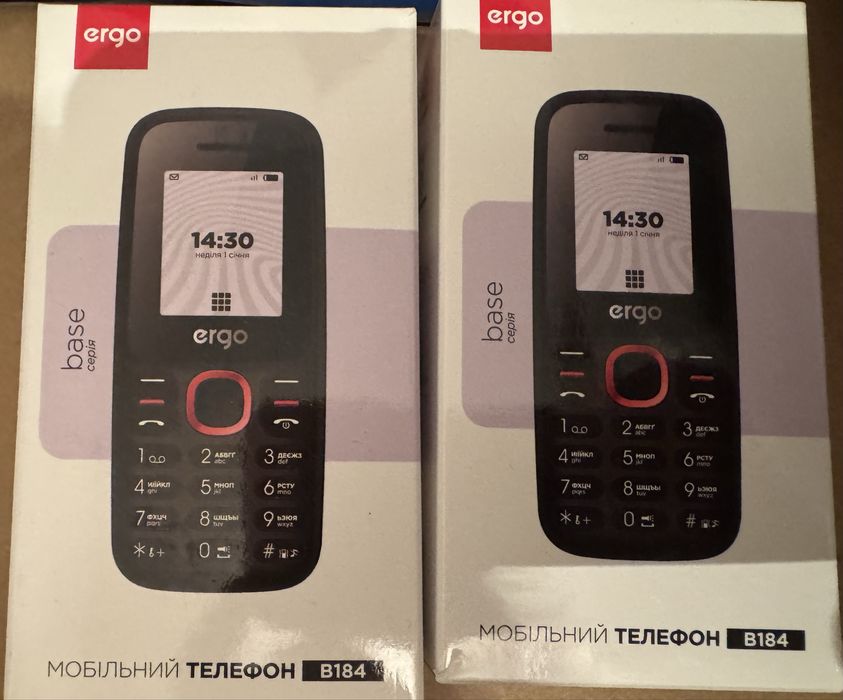 Ergo B182 Dual Sim Black 111111імей
