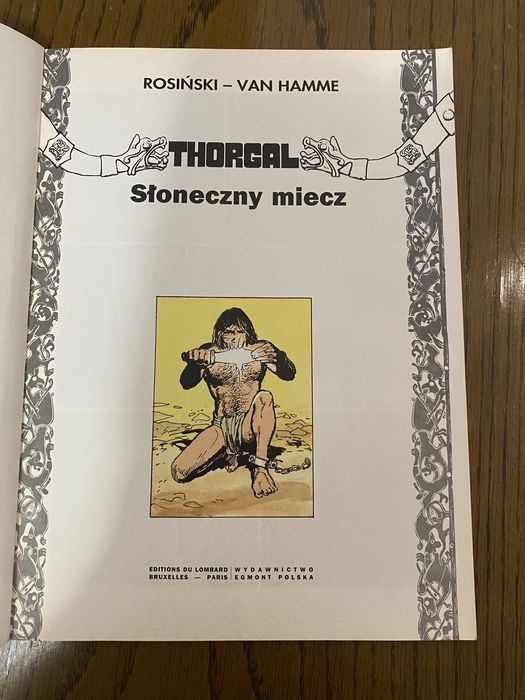 Unikat - Thorgal 18 Słoneczny miecz 1994 Egmont